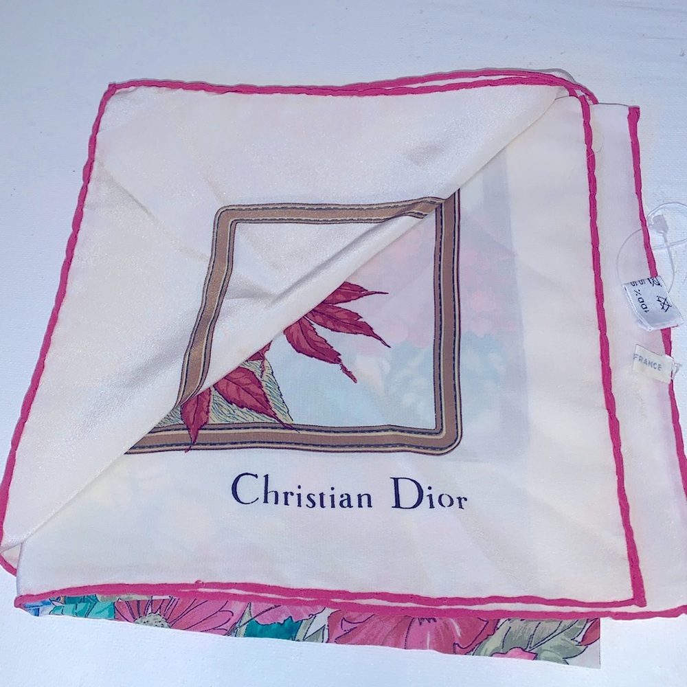 Christian Dior scarf 100% silk